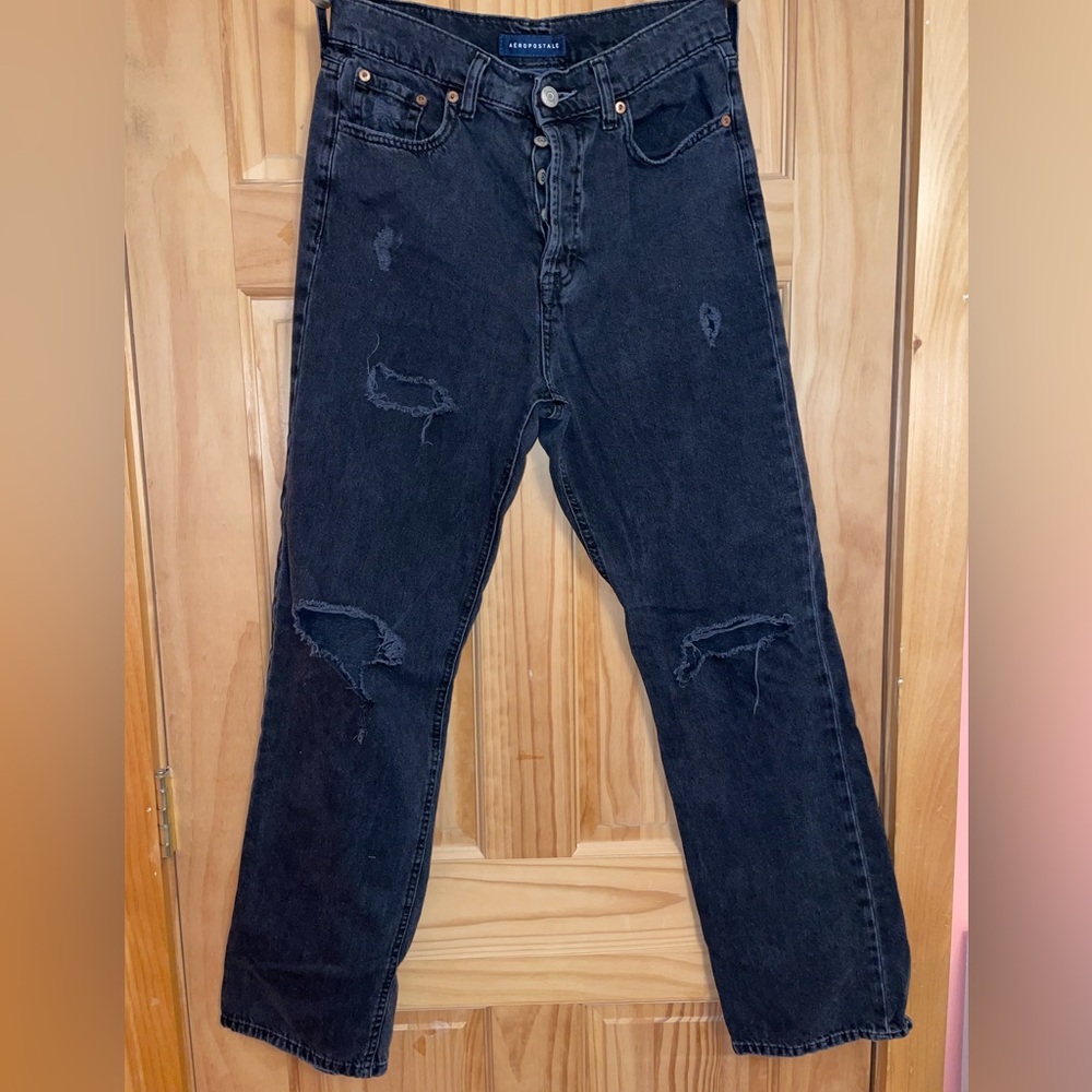 Aeropostale Black Mom Jeans